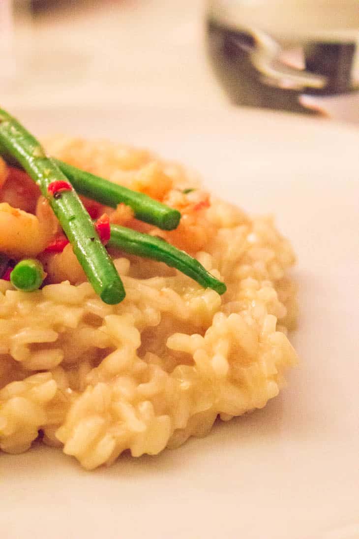 Chili- katkarapu- risotto Chili- katkarapu- risotto