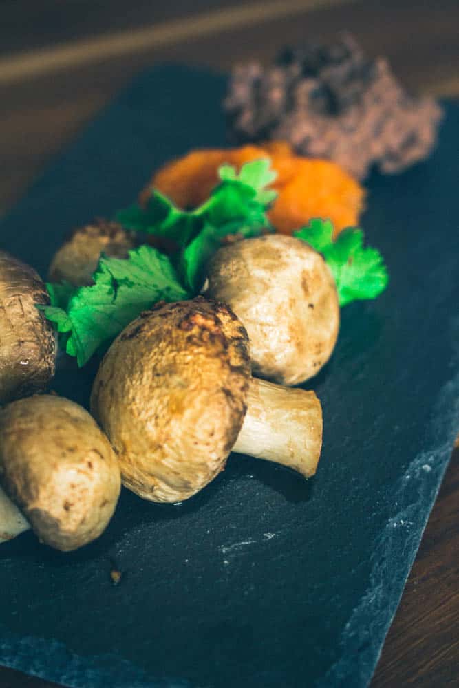 Marinoidut grillisienet ja vegedipit Marinoidut grillisienet ja vegedipit